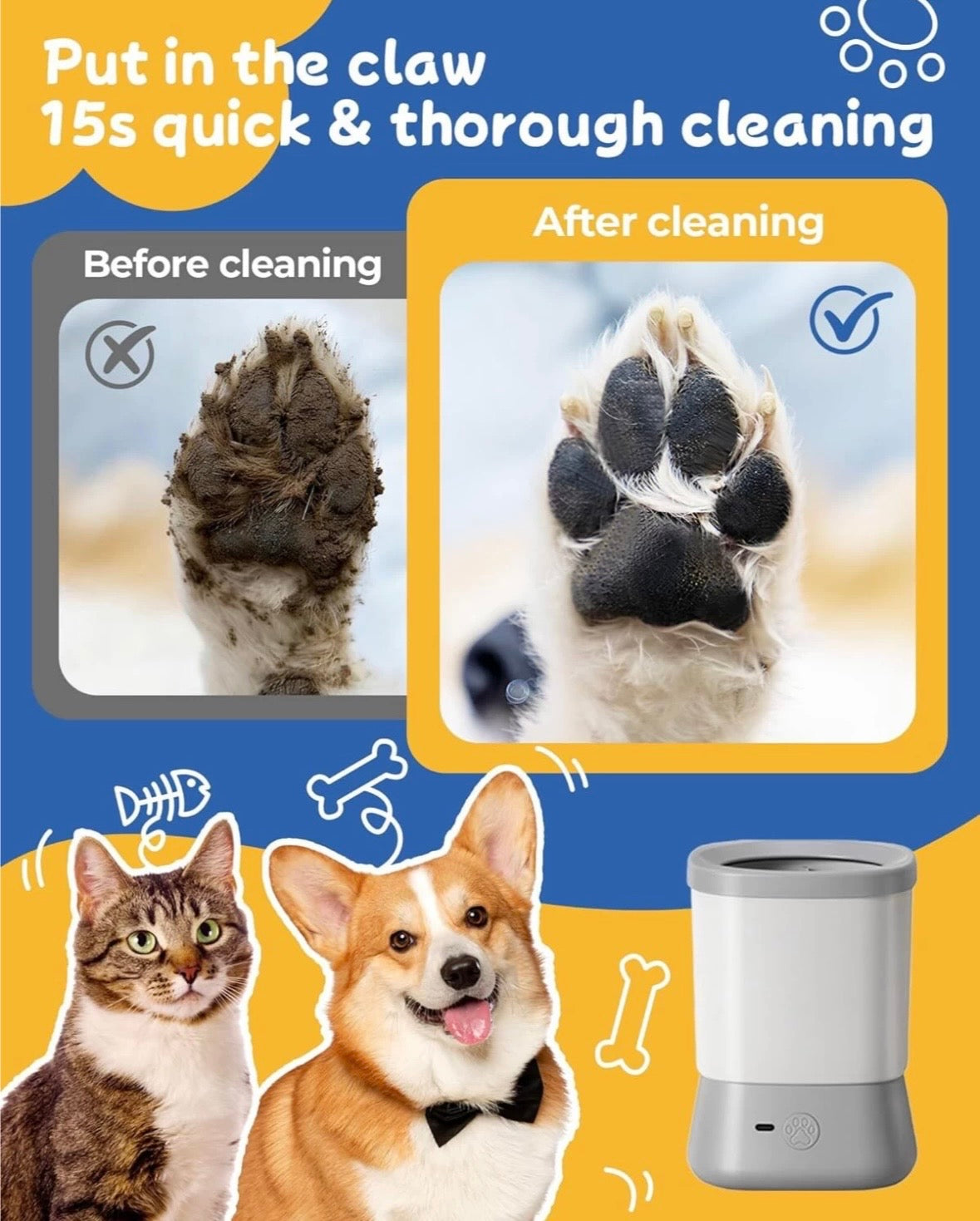 MudFree Pro™ - Paw Cleaner